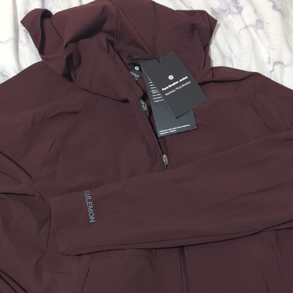 lululemon athletica Brown Windbreaker Jacket